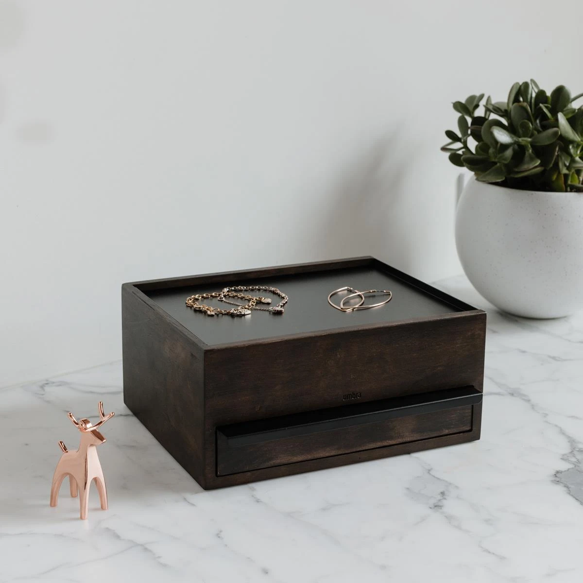 Umbra Stowit Sieradendoos - Walnut - Afbeelding 3