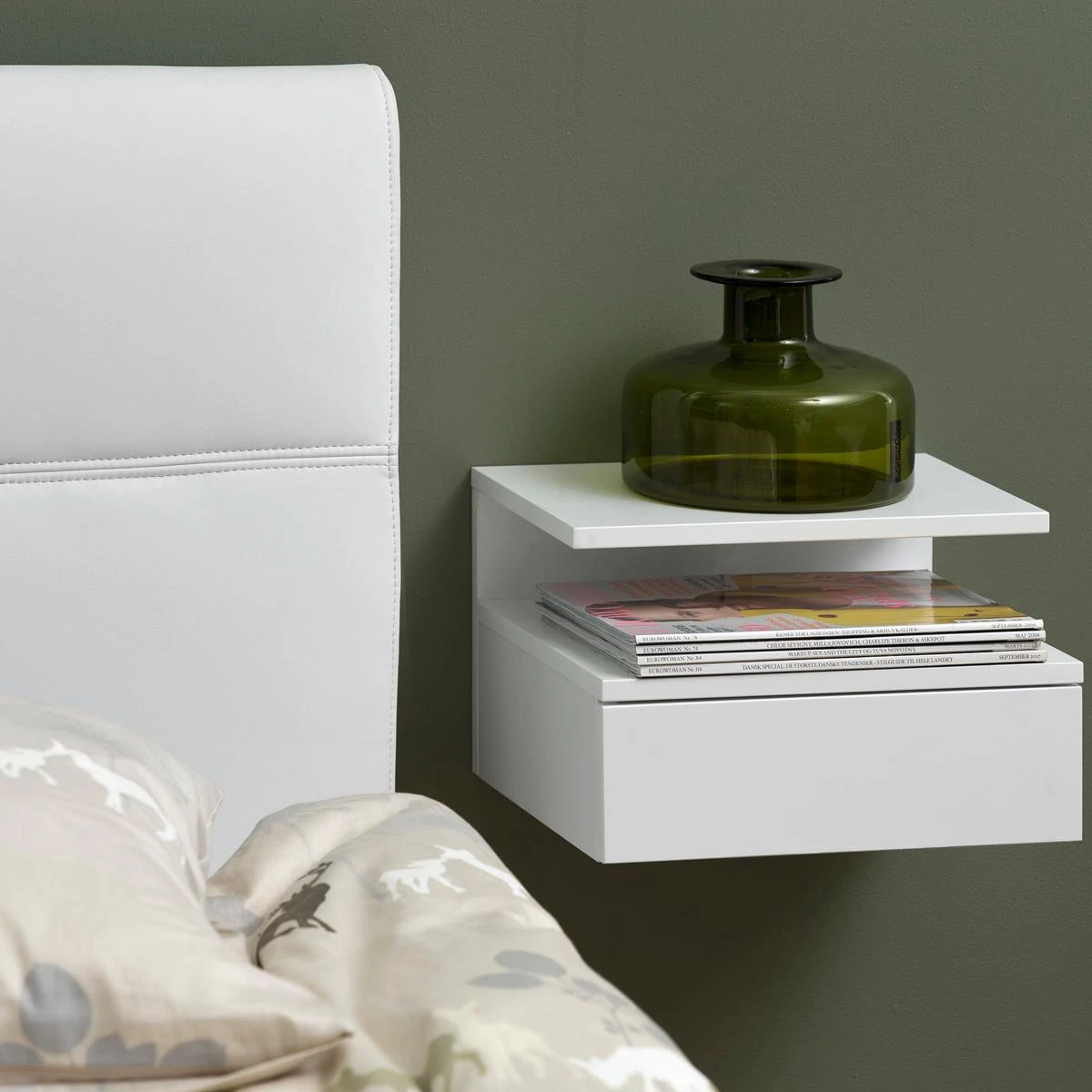 By FonQ Basic Zoey Nachtkastje - Wit - Afbeelding 2