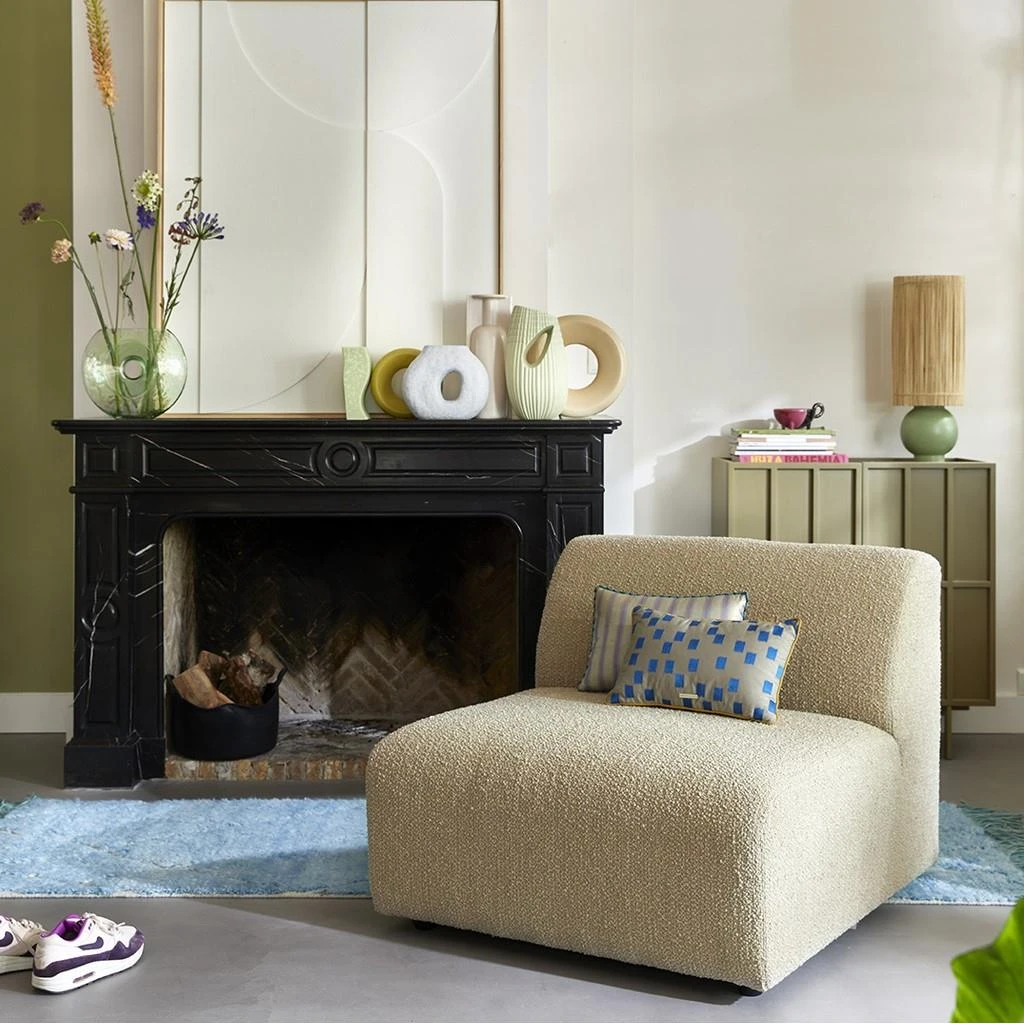 HKliving Cupboard Opbergkast - Olive Green - Afbeelding 6