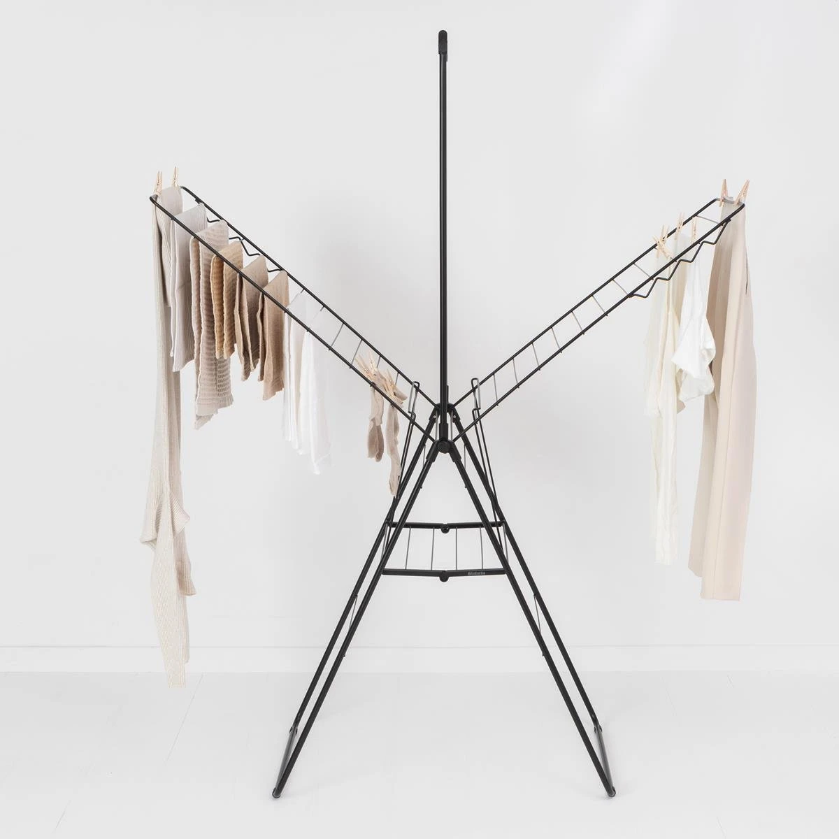 Brabantia HangOn Droogrek 25 Meter - Matt Black - Afbeelding 4