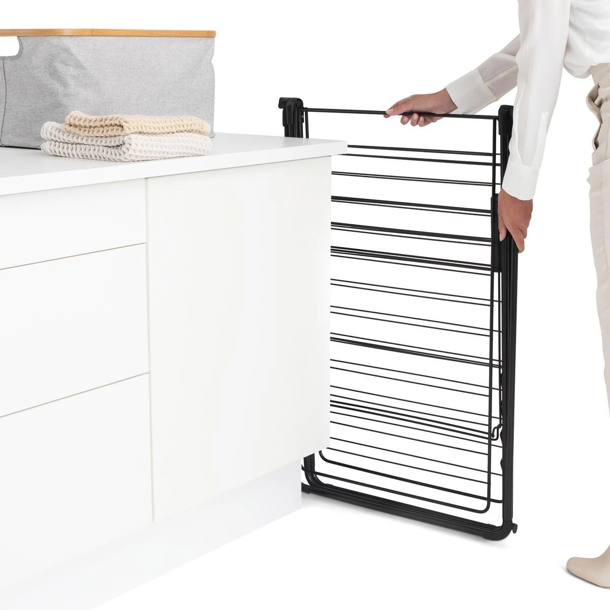 Brabantia HangOn Droogrek 25 Meter - Matt Black - Afbeelding 6