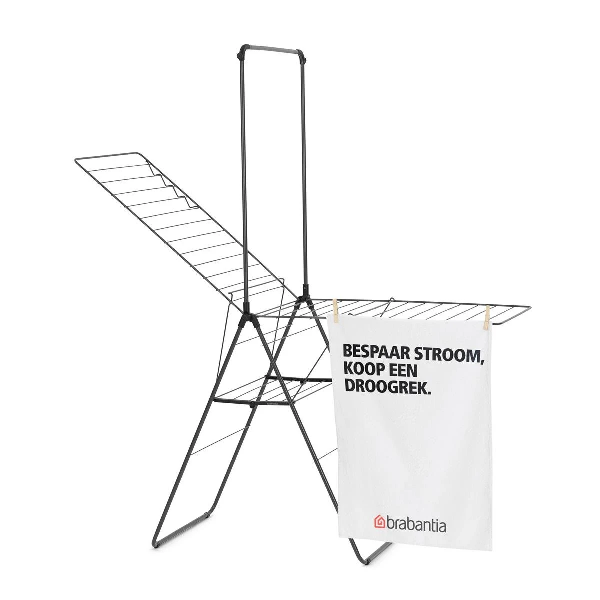 Brabantia HangOn Droogrek 25 Meter - Matt Black - Afbeelding 17