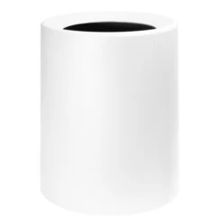 QUVIO Prullenbak Plastic Met Binnenemmer - 12 L - Wit