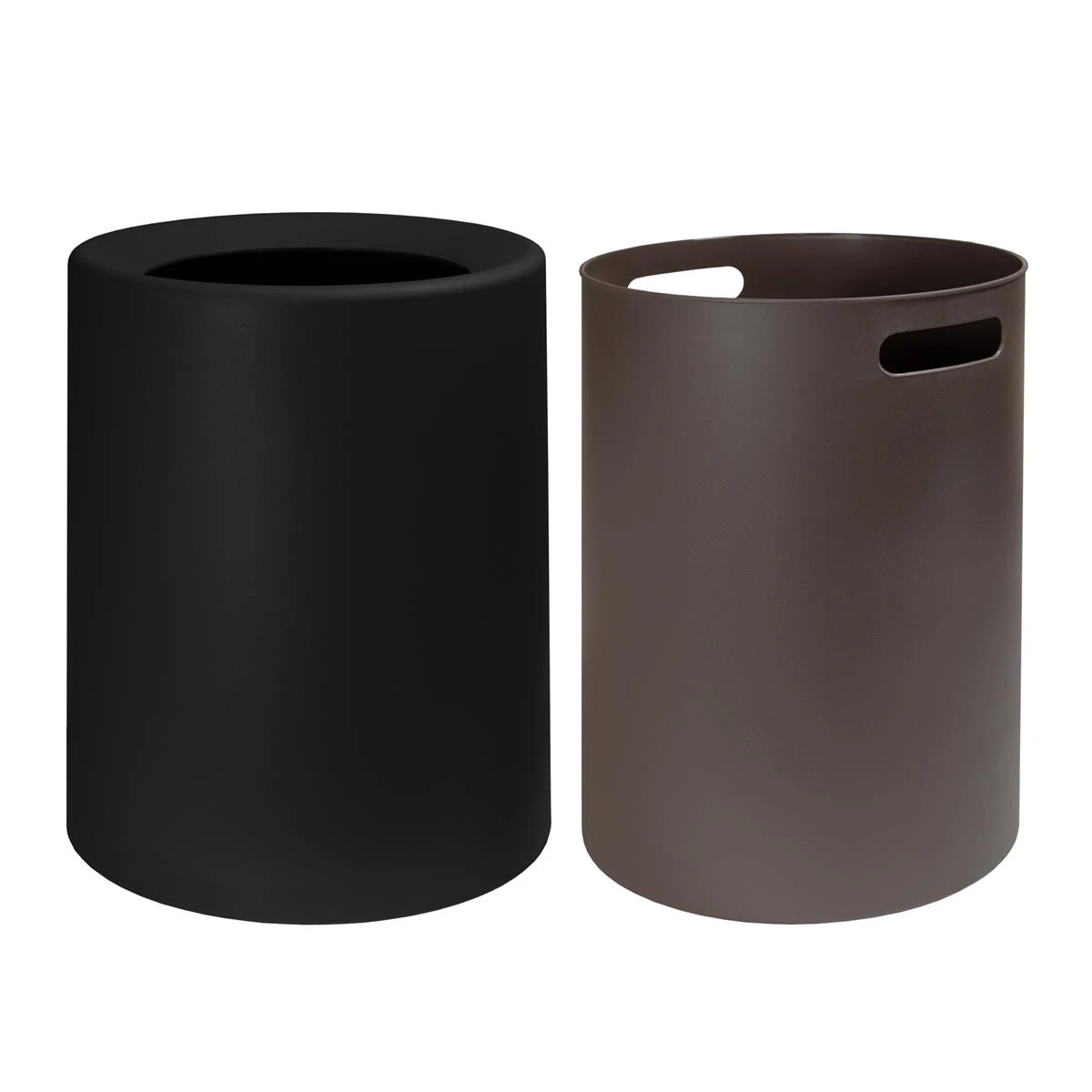 QUVIO Prullenbak Plastic Met Binnenemmer - 12 L - Zwart - Afbeelding 5