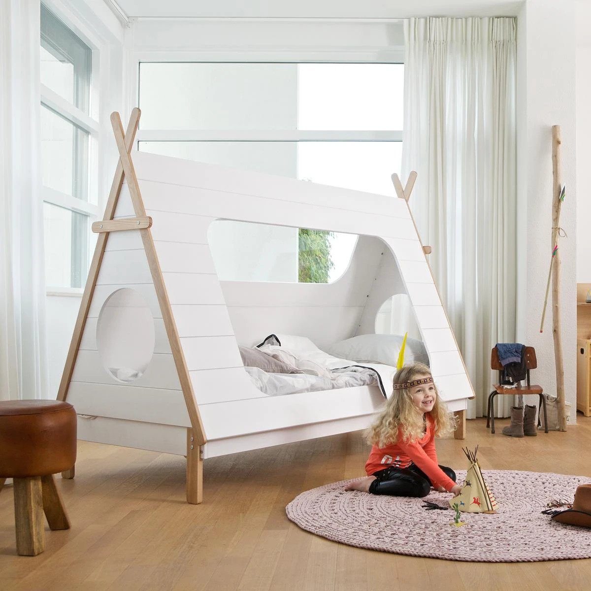 Woood Tipi Bed 90 X 200 Cm - Afbeelding 2