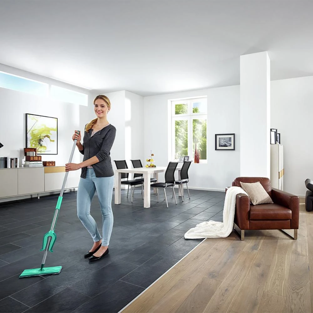 Leifheit Picobello Vloerwisser M - 33 Cm Met Steel Micro Duo - Afbeelding 4