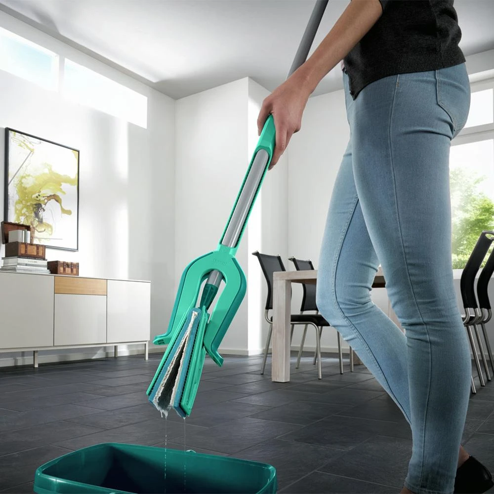 Leifheit Picobello Vloerwisser M - 33 Cm Met Steel Micro Duo - Afbeelding 5