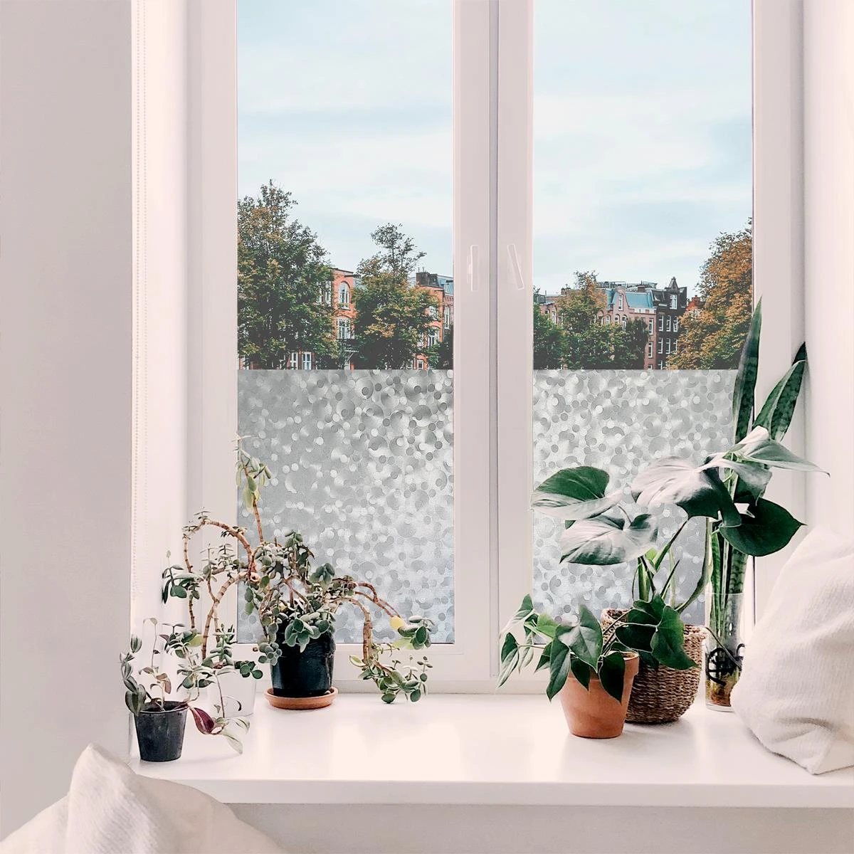 D-c-fix | Zelfklevende Raamfolie - Parel - 200x45 Cm - Afbeelding 3