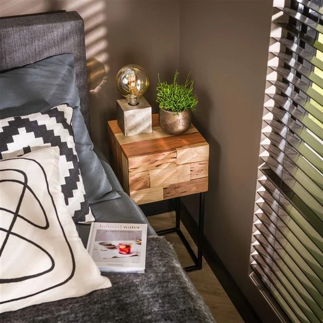 Hoyz - Nachtkastje XS Mill | Massief Acacia - Afbeelding 2