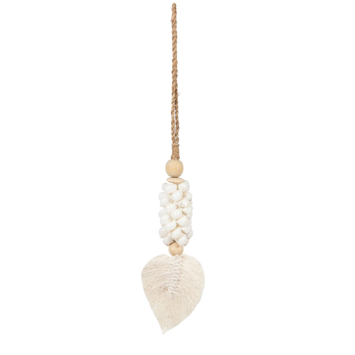 Bazar Bizar - De Leaf & Shell Hangdecoratie - Wit