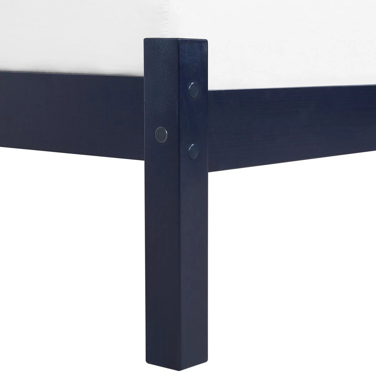 Beliani-FLORAC -Tweepersoonsbed-Blauw-140 X 200 Cm-Dennenhout - Afbeelding 8