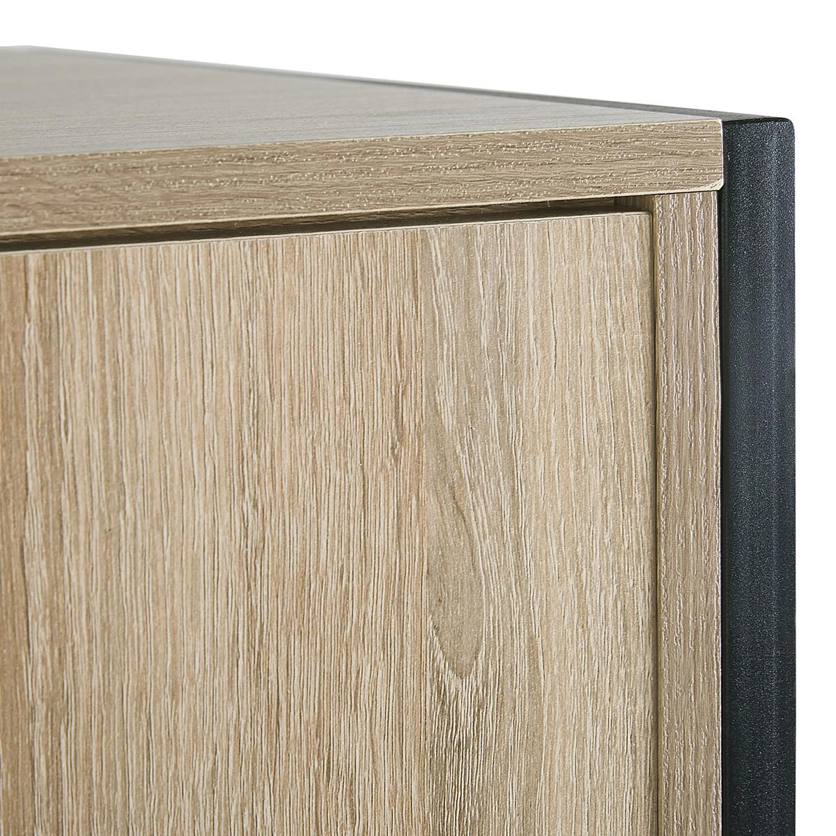 Beliani - SCHWEDT - Wandkast - Lichte Houtkleur - Vezelplaat - Afbeelding 9