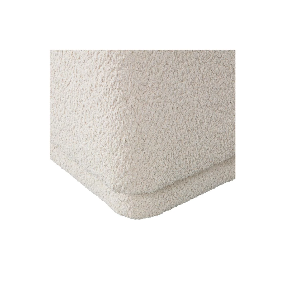 Basiclabel Lus Bankje - Boucle - Off White - 47x90x42 - Afbeelding 7