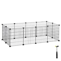 ACAZA Metalen Kooi Zwart