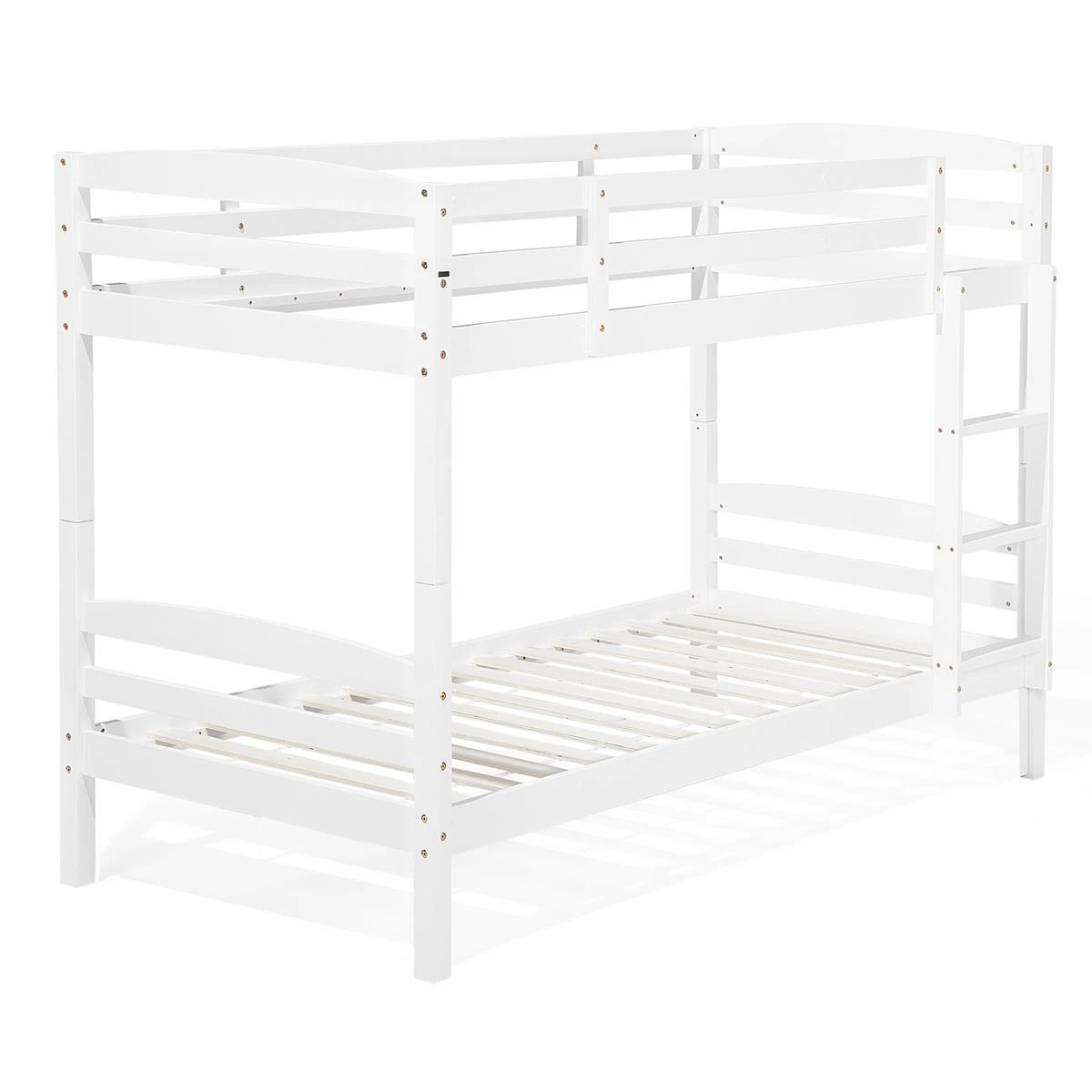 Beliani-REGAT -Stapelbed Met Opbergruimte-Wit-90 X 200 Cm-Dennenhout - Afbeelding 8