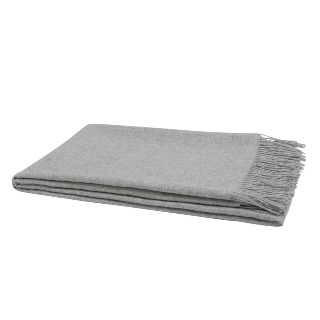 Yumeko Plaid Alpaca Fresh Grey 130x180 - Afbeelding 6