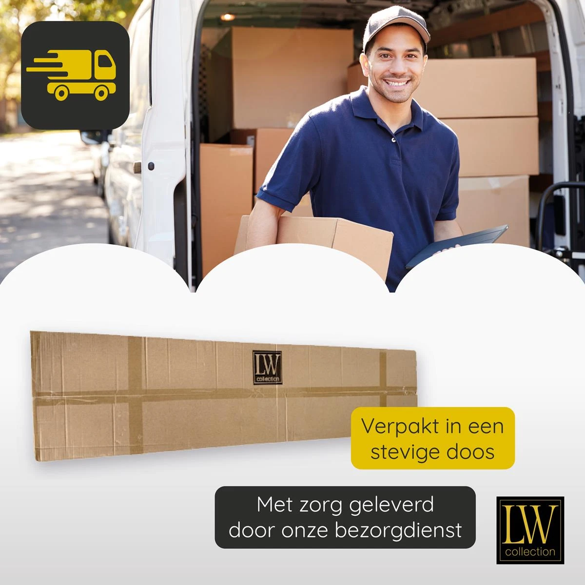 LW Collection Kamerscherm 4 Panelen Bruin 170x160cm - Afbeelding 8