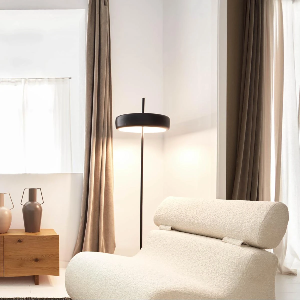 Kave Home Marja Gordijnen 140 X 270 Cm - Beige - Afbeelding 8