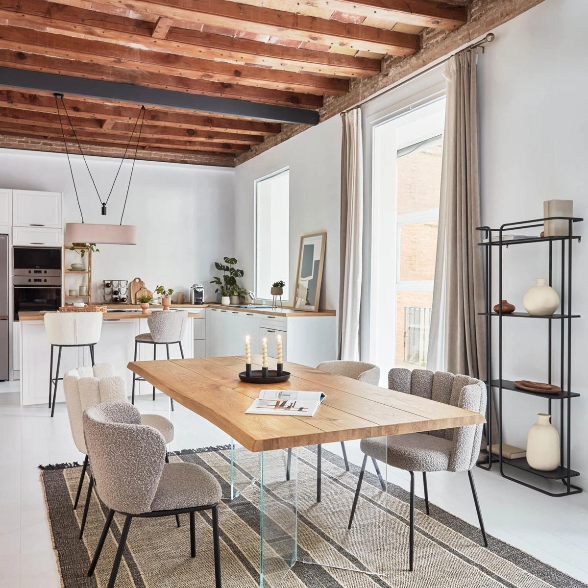 Kave Home Marja Gordijnen 140 X 270 Cm - Beige - Afbeelding 11