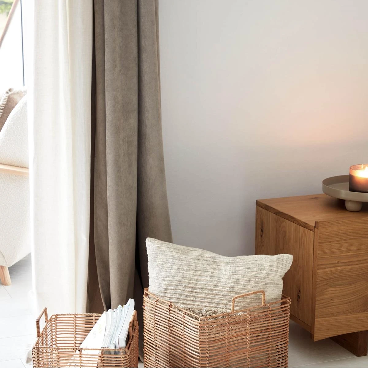 Kave Home Marja Gordijnen 140 X 270 Cm - Beige - Afbeelding 12