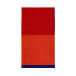 Seahorse Strandlaken Block - Katoen - 100x180cm - Red