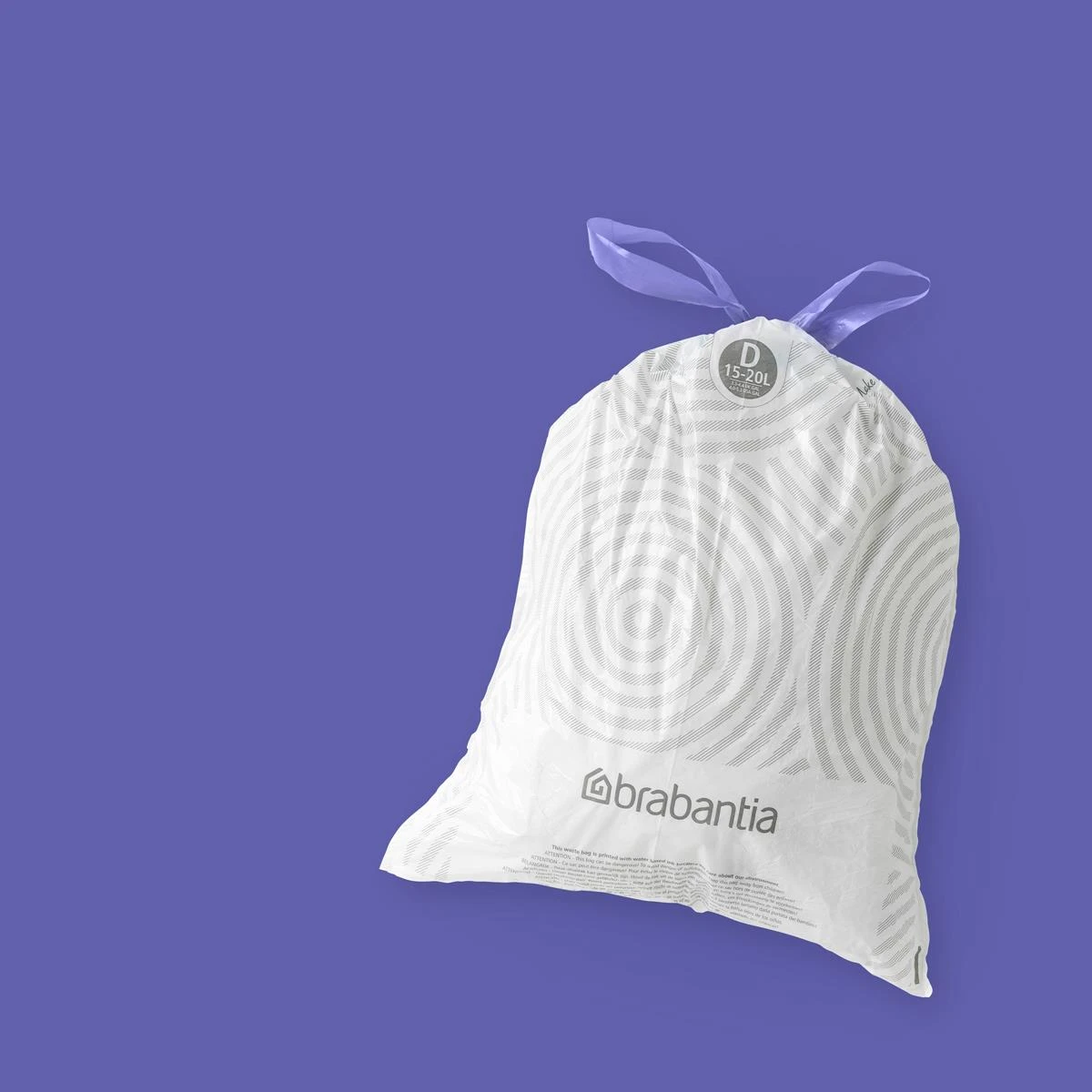 Brabantia Type D PerfectFit Afvalzak 15-20 Liter - 20 Zakken - Afbeelding 7