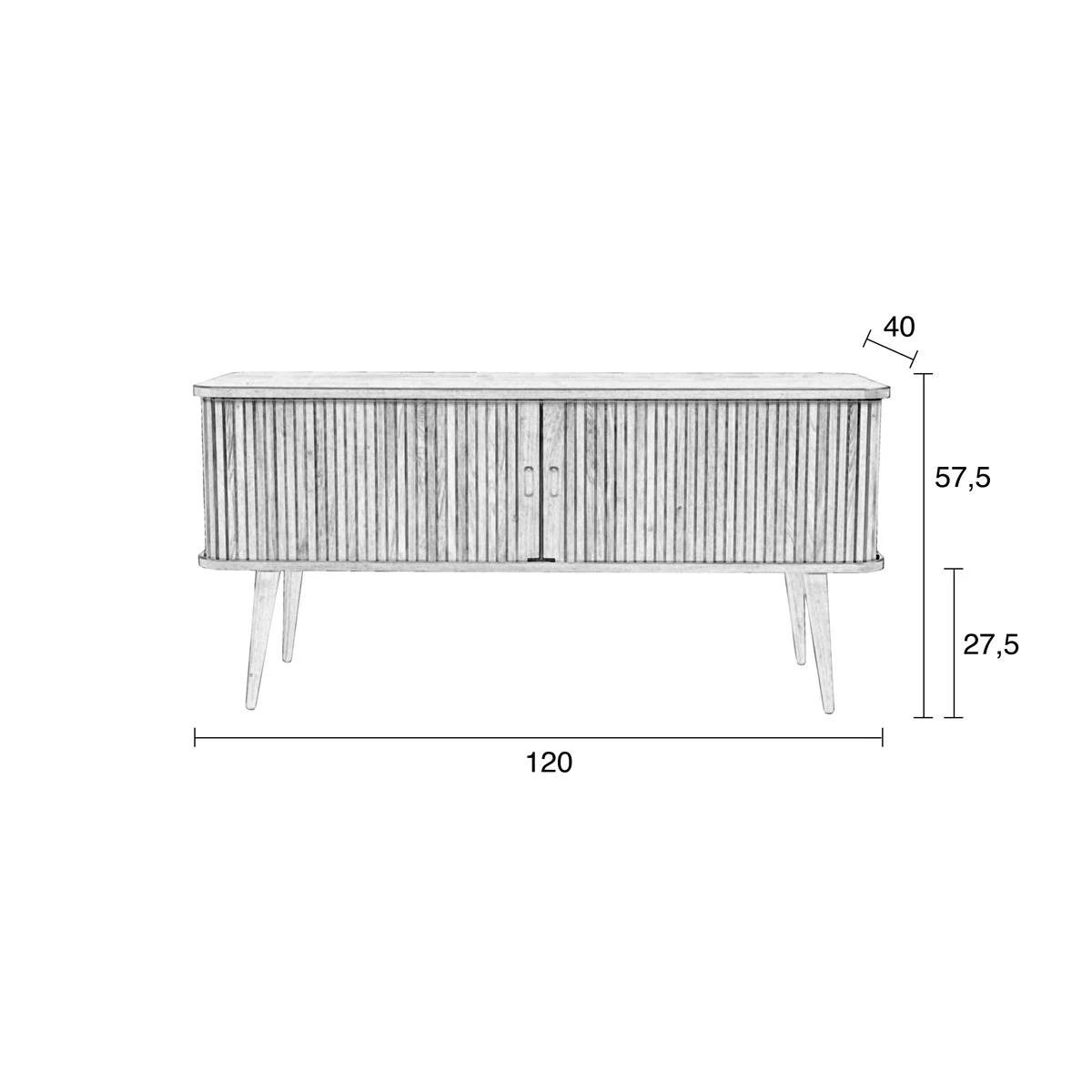 Zuiver Barbier Dressoir - Afbeelding 7