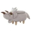 Beliani - TRICERATOPS - Hocker - Grijs - Polyester
