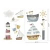 Little Dutch | Luxe Muurstickers - Sailors Bay - 2x 42x30cm