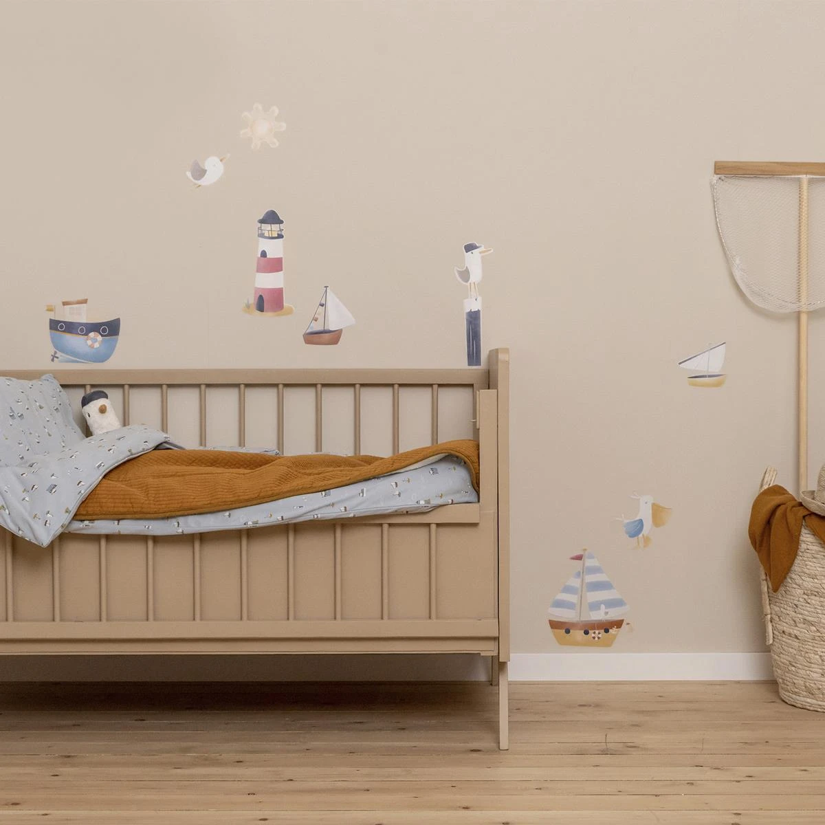 Little Dutch | Luxe Muurstickers - Sailors Bay - 2x 42x30cm - Afbeelding 5