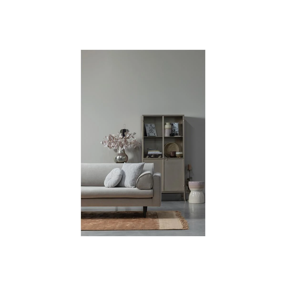 BePureHome Fossil Vitrinekast - Metaal - Champagne - 180x95x38 - Afbeelding 2