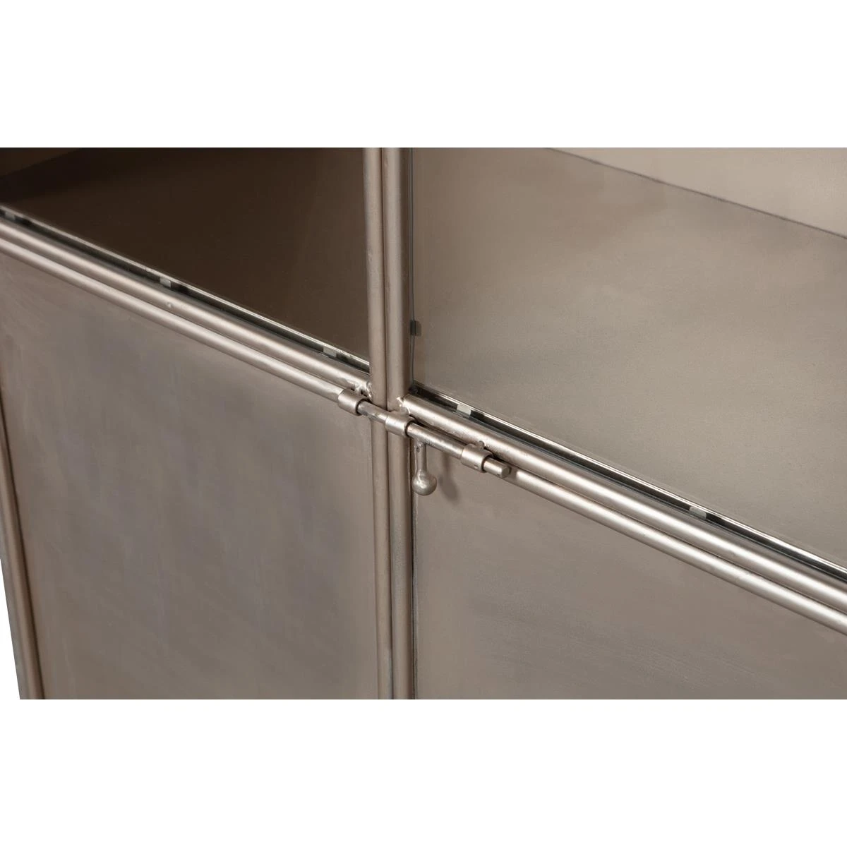 BePureHome Fossil Vitrinekast - Metaal - Champagne - 180x95x38 - Afbeelding 9