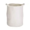 Kave Home - Witte Mand Abeni Van 100% Katoen 30 Cm
