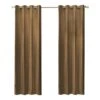 LW Collection Kant En Klaar Gordijnen Bruin 290x270cm